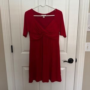 Boston Proper Red Dress EUC Size Small